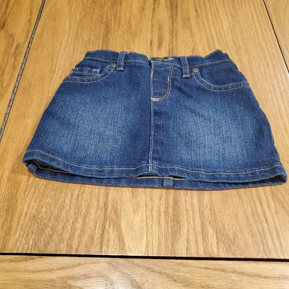 The Children's Place Denim Skirt with Built in Shorts 18-24M (months) - Picture 2 of 14